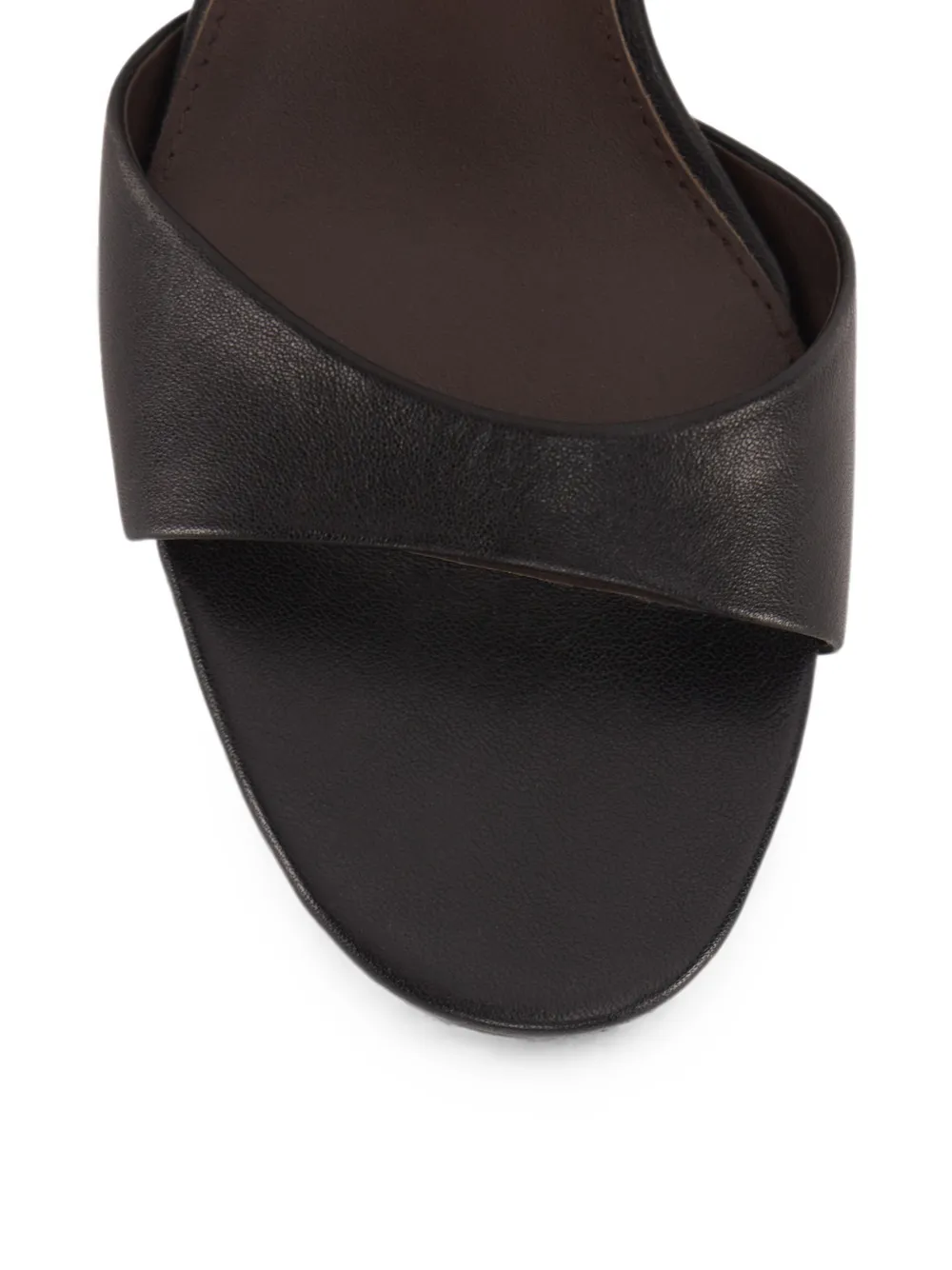 12 STOREEZ Jane leather sandals Zwart