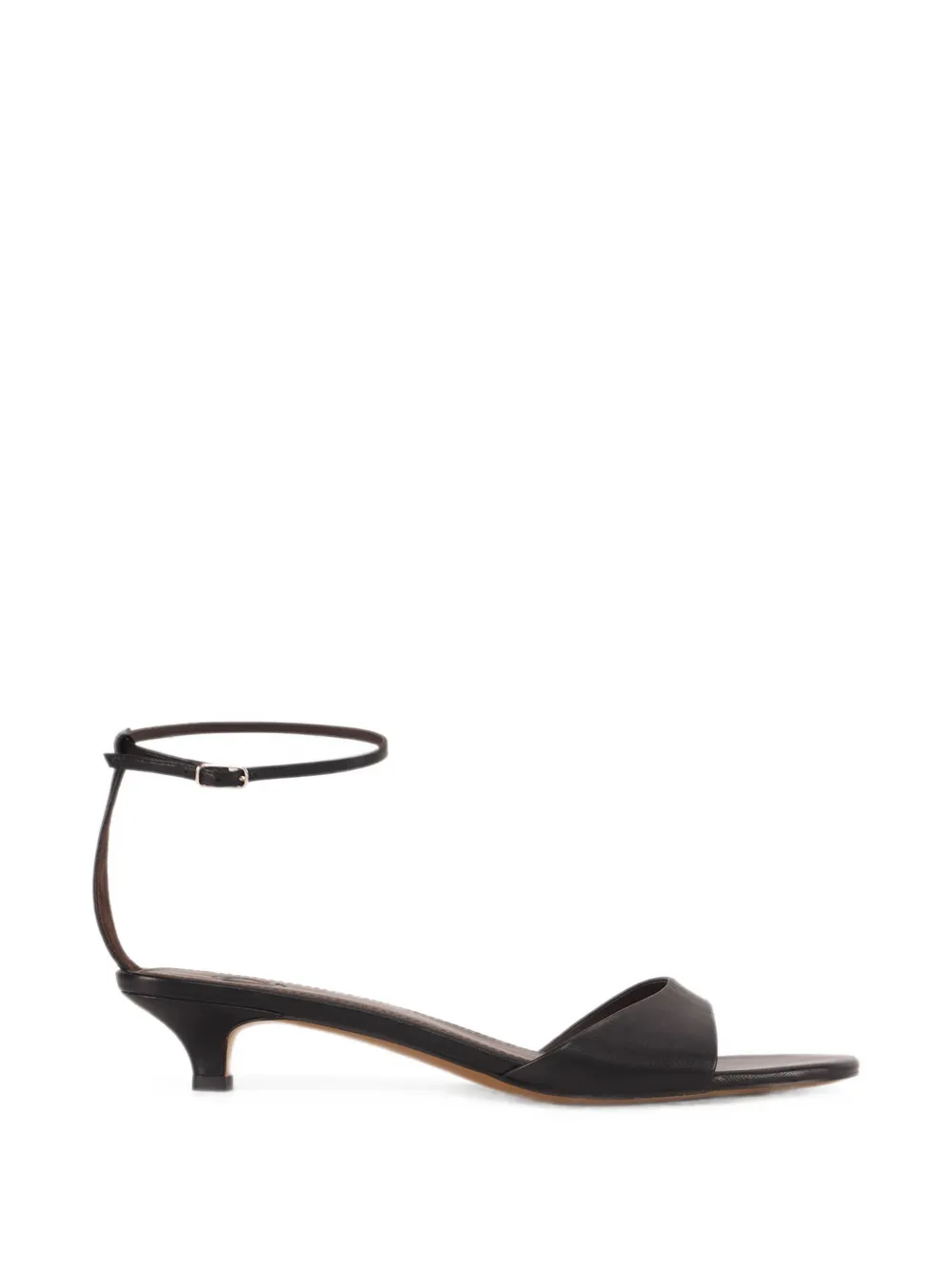 12 STOREEZ Jane leather sandals Zwart