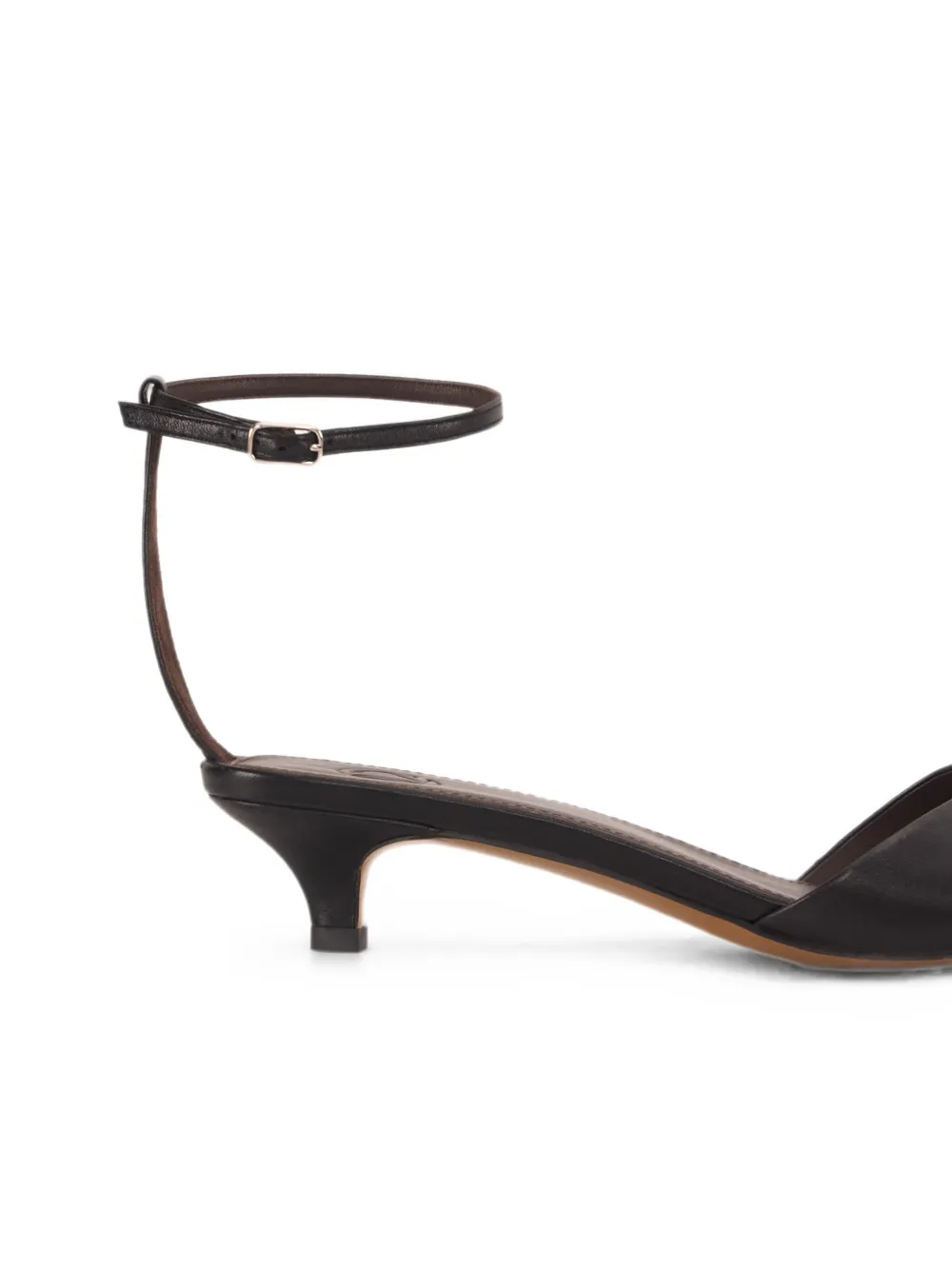 12 STOREEZ Jane leather sandals Zwart