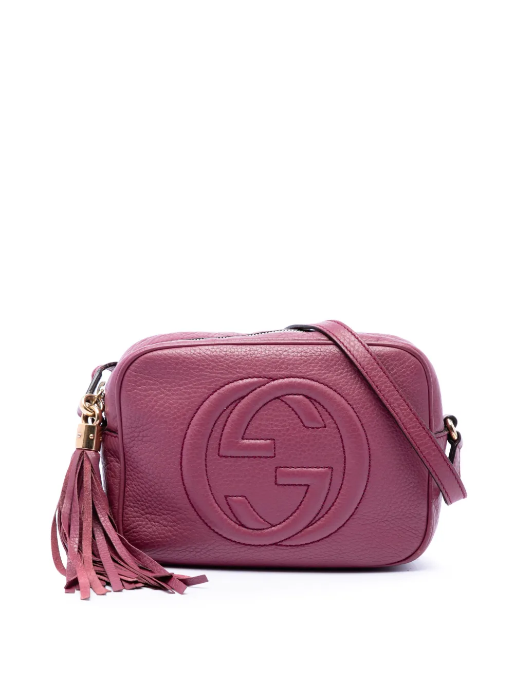 Gucci Pre-Owned 2016-2026 Leather Soho Disco crossbody bag - Viola