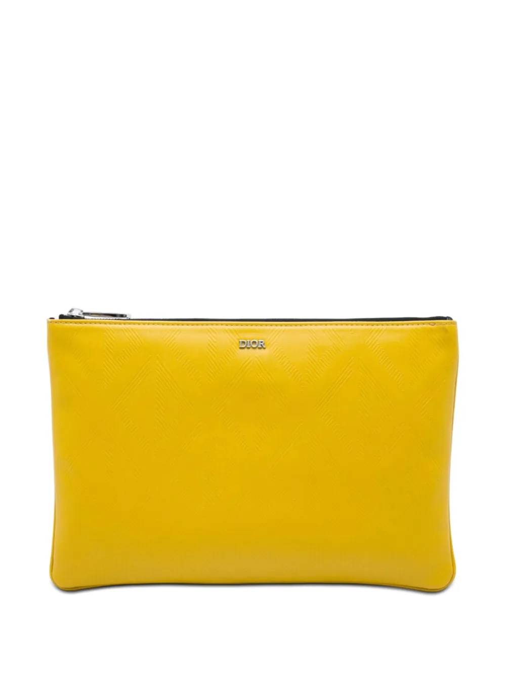 Christian Dior Pre-Owned 2022 Coated Canvas CD Diamond clutch bag - Gelb