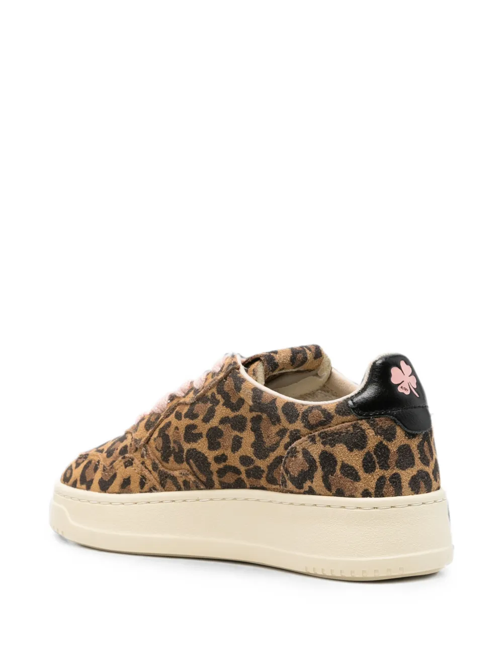 Autry Kids leopard-print suede sneakers Bruin