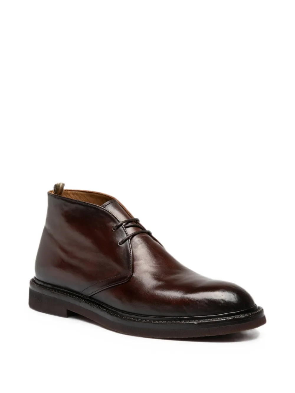 Officine Creative Dude Flexi 004 deset boots Bruin