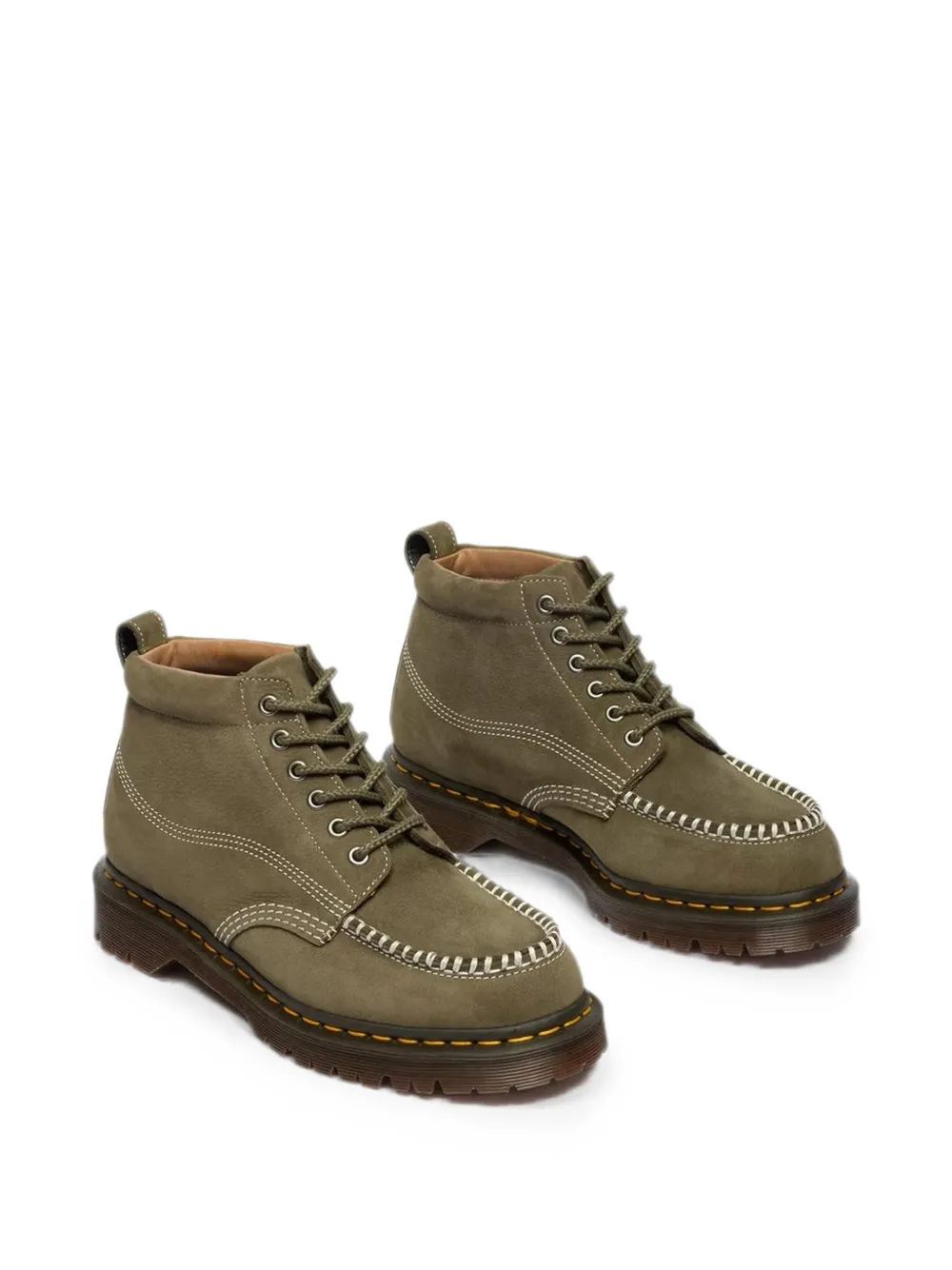 Dr. Martens Lowell Chukka nubuck ankle boots Groen