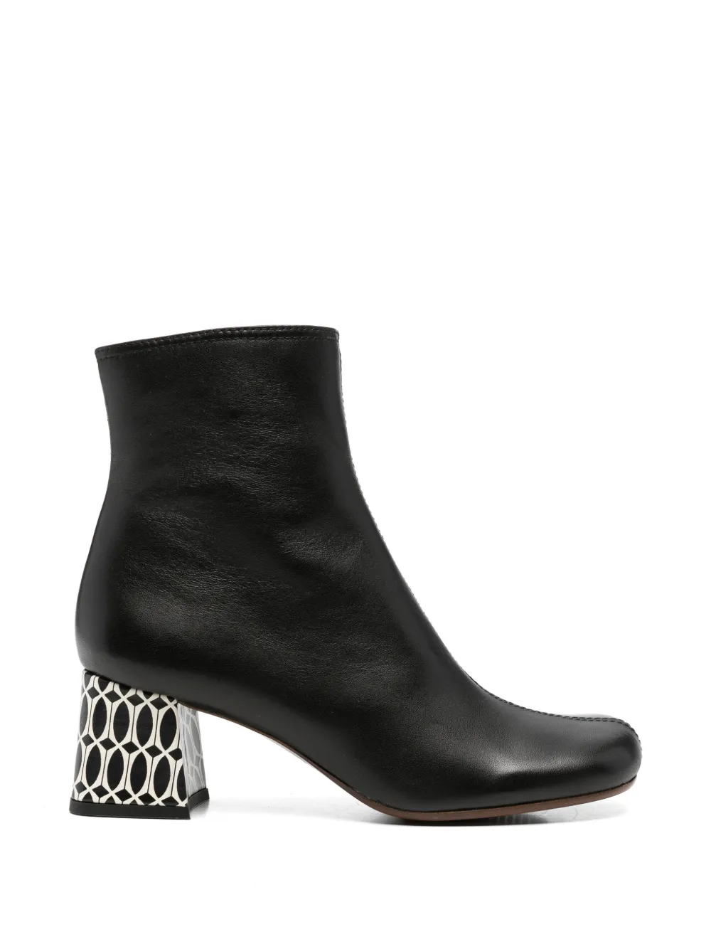 Chie Mihara Muki geometric-pattern leather ankle boots