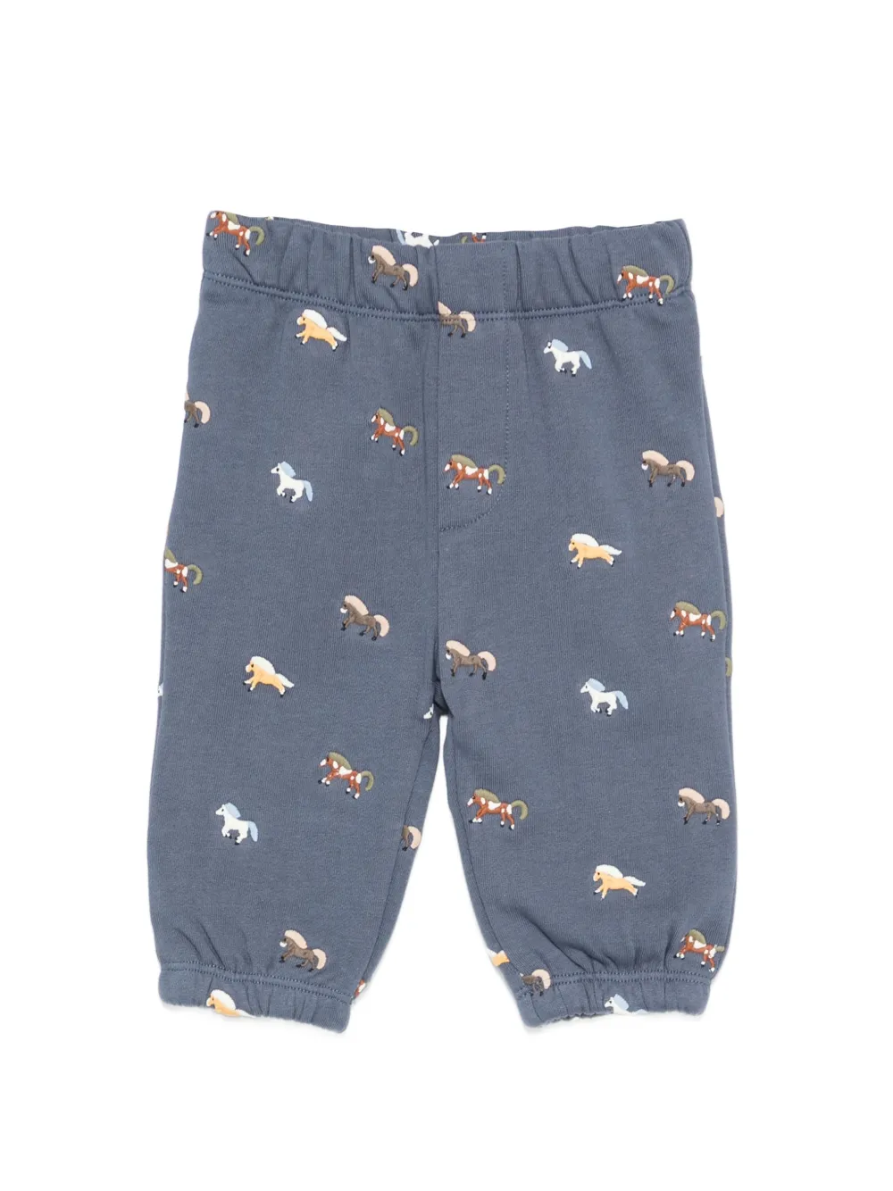 Stella McCartney Kids horse-print track pants - Blu