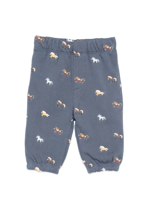 Stella McCartney Kids horse-print track pants