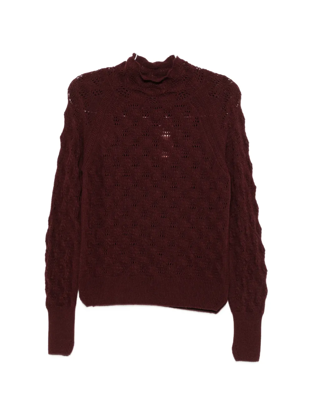 Ermanno Scervino pointelle-knit sweater - Rot