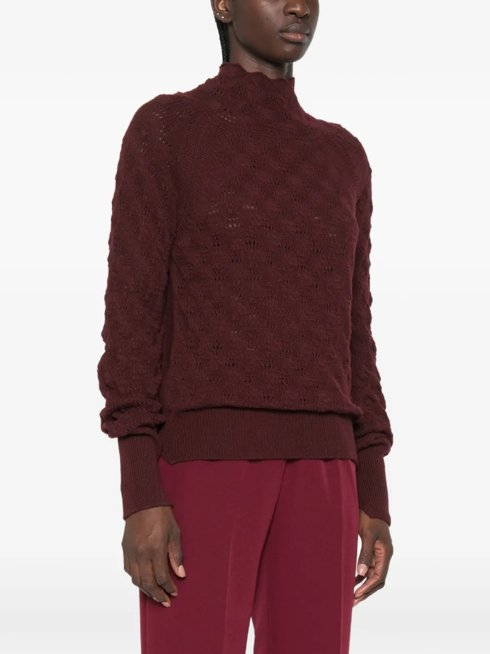Ermanno Scervino Gebreide trui Rood