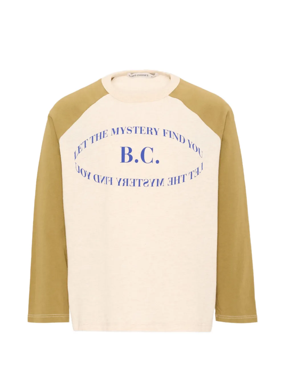Bobo Choses Mystery BC long raglan-sleeve T-shirt - Toni neutri