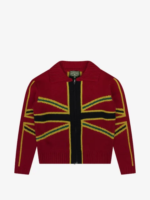 Denim Tears Union Jack zip-up cardigan