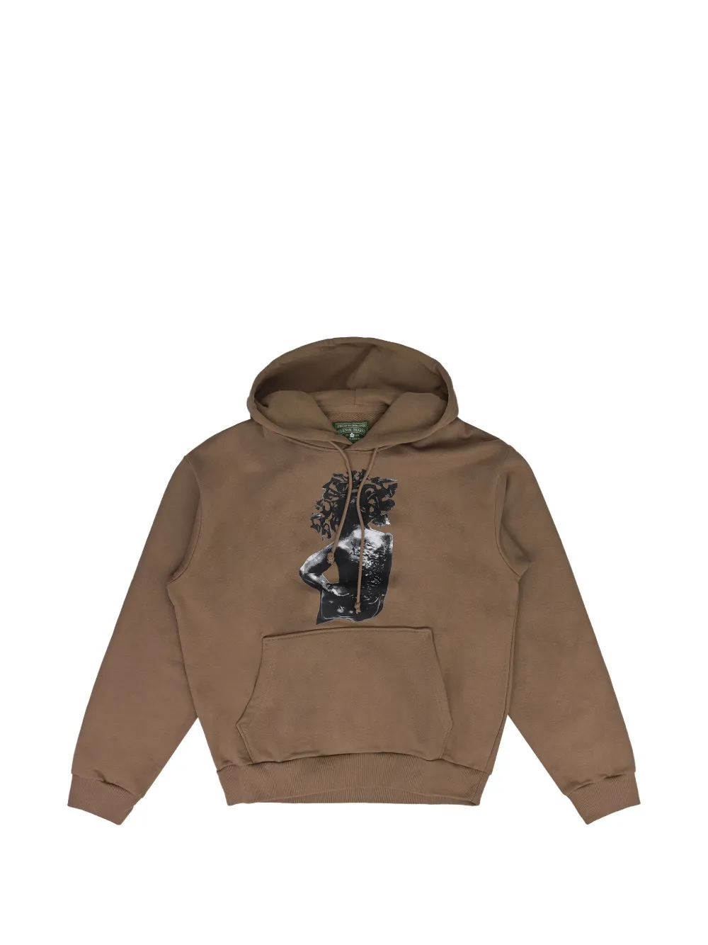 Denim Tears x Arthur Jafa graphic-print drawstring hoodie - Marrone