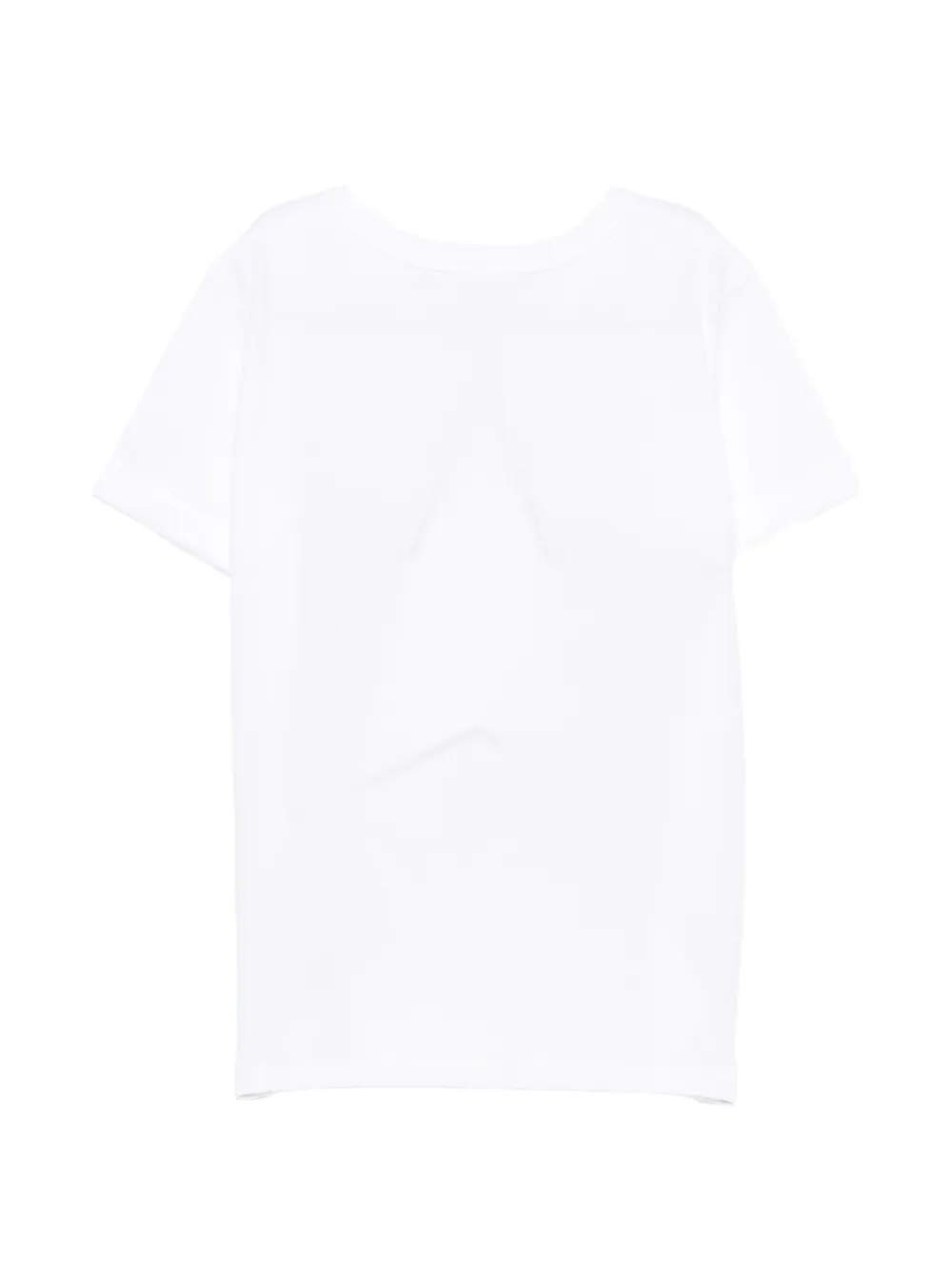 Stella McCartney Kids T-shirt met sterpatch en franje Wit
