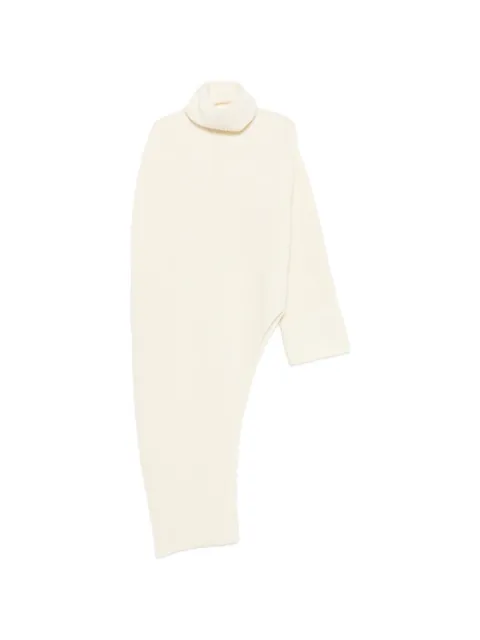 THELATEST asymmetric ribbed-knit sweater