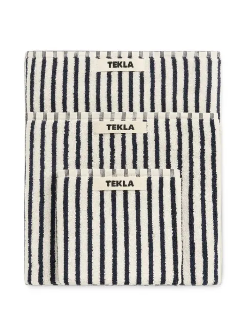 TEKLA striped terry towel (set of five)