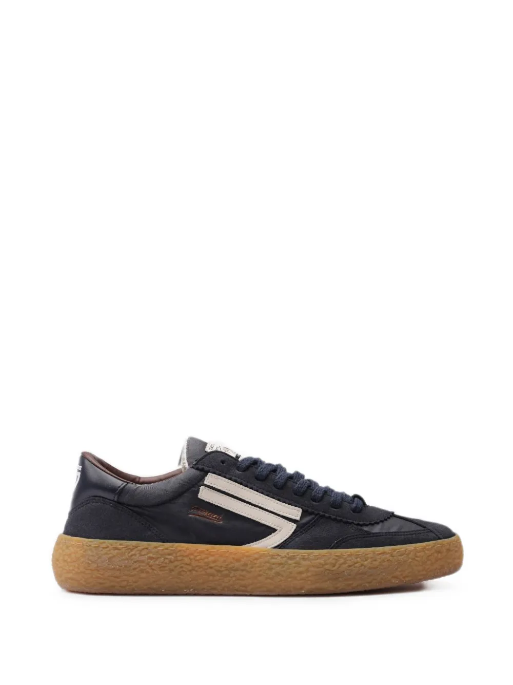 Puraai 1.01 Vintage Sneakers mit Einsätzen - Blau
