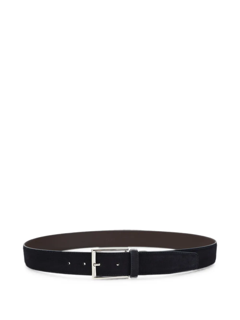 Canali calf suede reversible belt - Blau