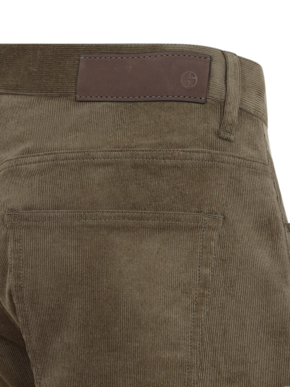 Giorgio Armani Straight broek Groen