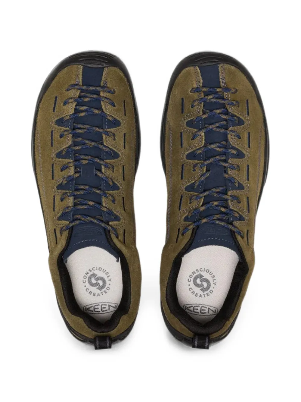 KEEN FOOTWEAR Jasper leather sneakers Groen