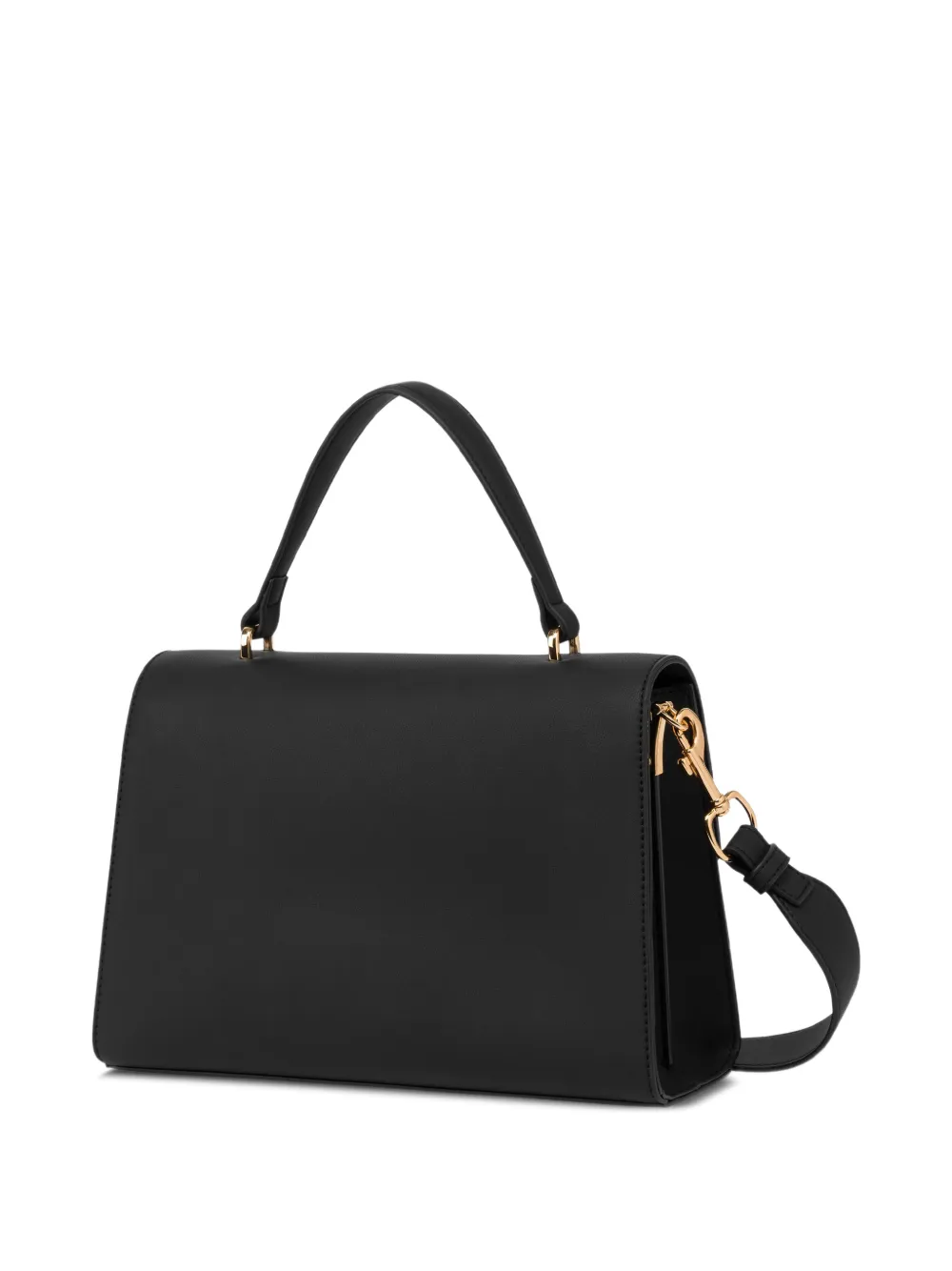 Love Moschino Schoudertas met logo Zwart