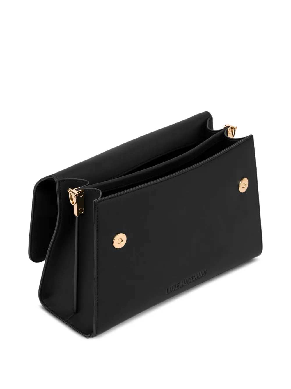 Love Moschino Schoudertas met logo Zwart