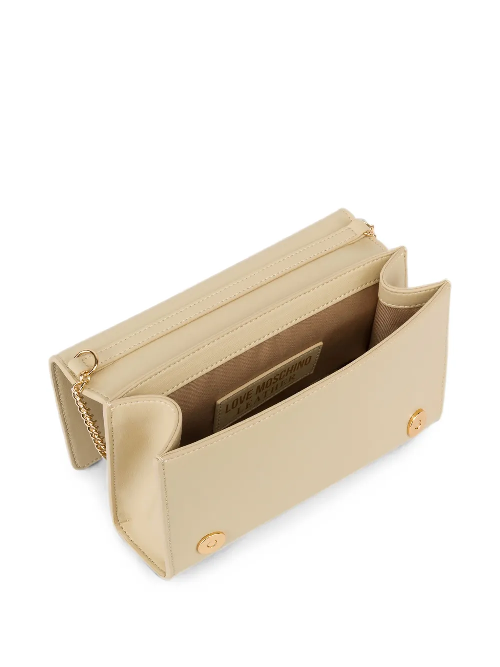 Love Moschino Crossbodytas met logo Beige