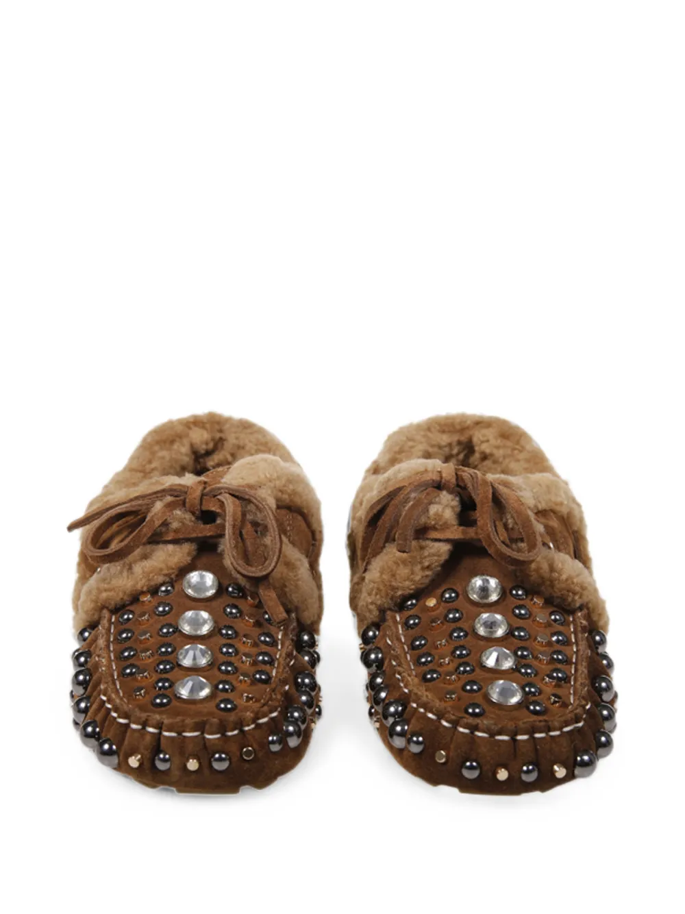 strategia shoes studded shearling-lined loafers Bruin