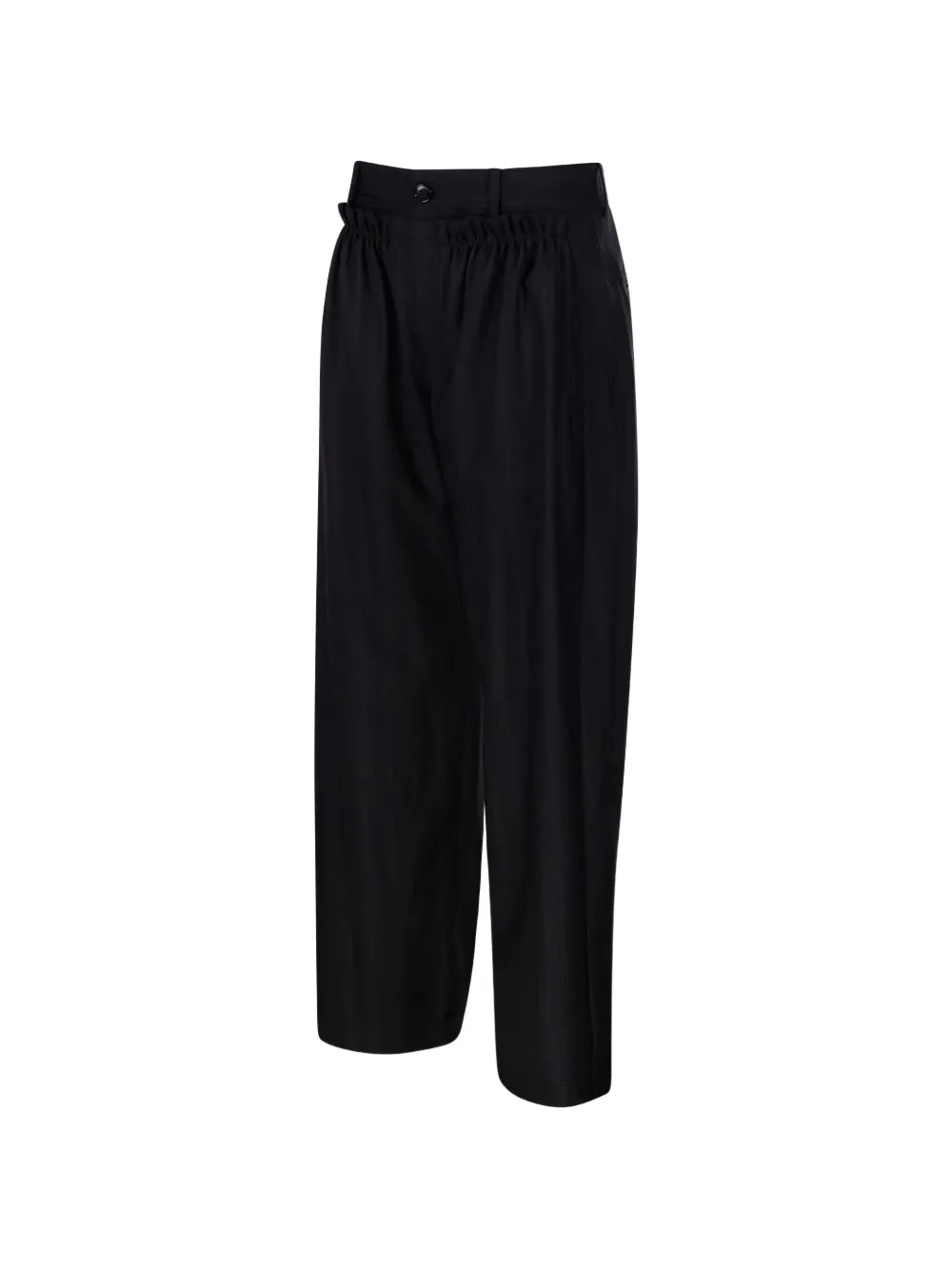 ISABEL MARANT Broek met krijtstreep en paperbag taille Zwart