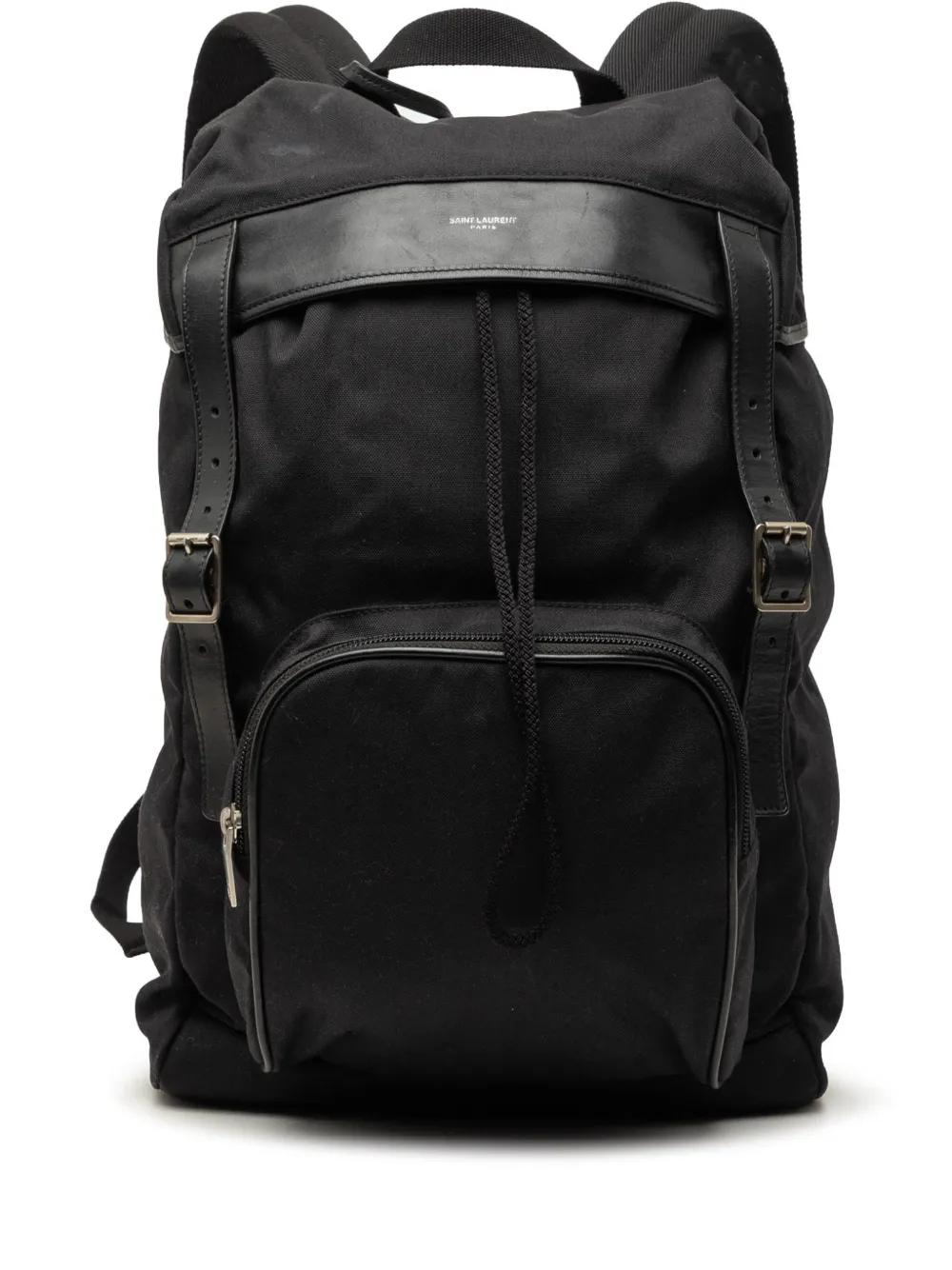Saint Laurent Pre-Owned 2017 Canvas Utilitarian Hunting backpack - Nero