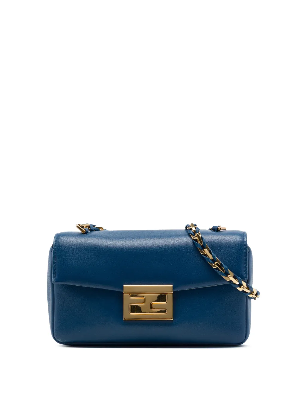 Fendi Pre-Owned 2010-2026 Mini Nappa Be Baguette crossbody bag - Blau