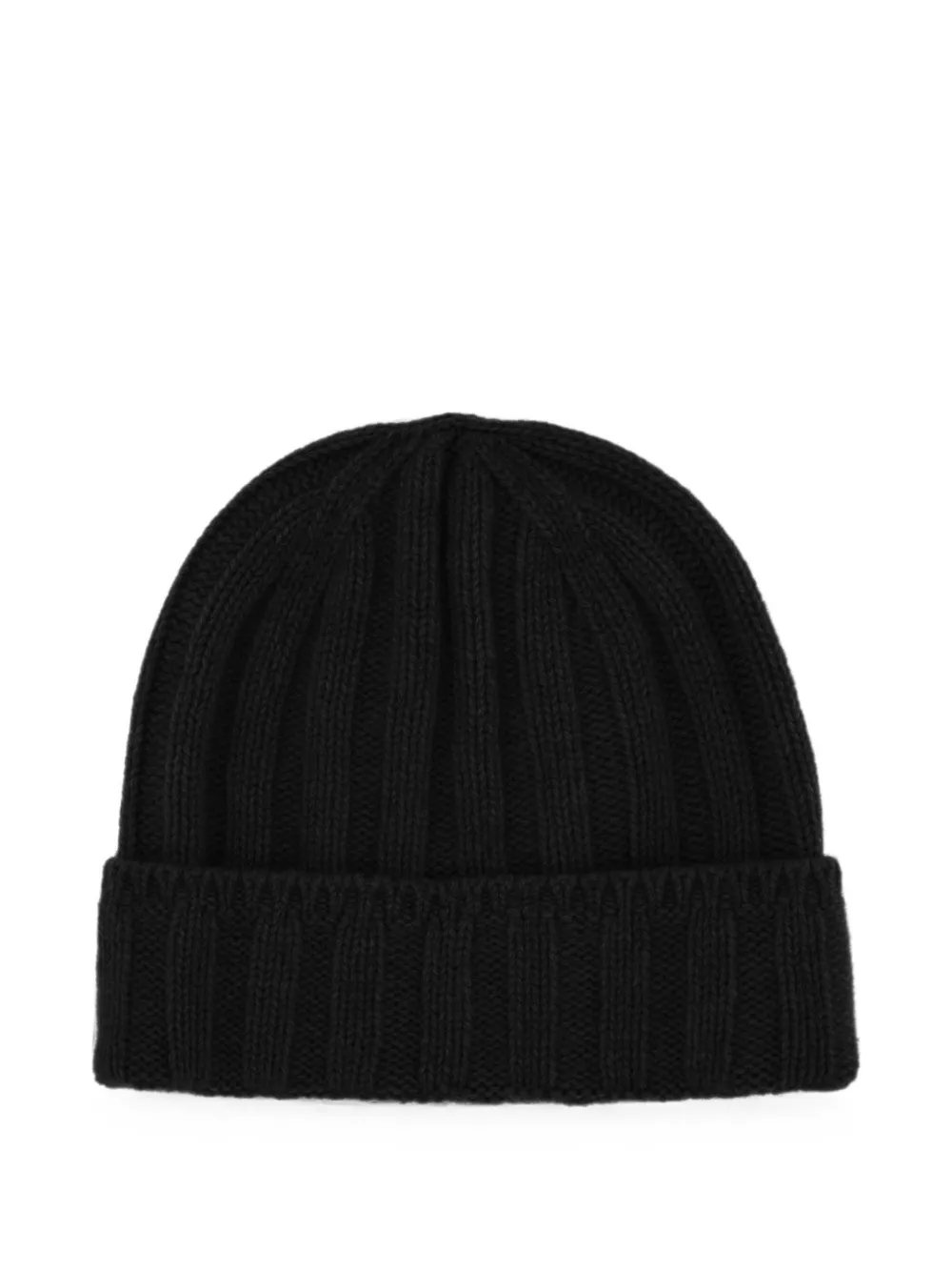 Vanisè ribbed-knit beanie hat Zwart