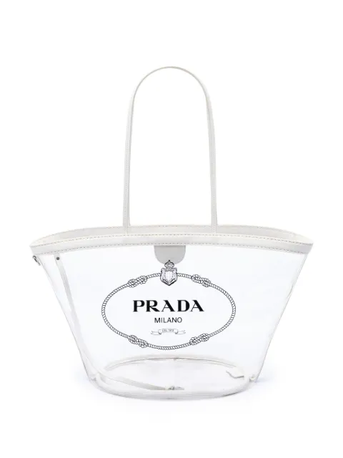 Prada Pre-Owned 2010-2026 PVC Canapa Logo Shopper tote bag