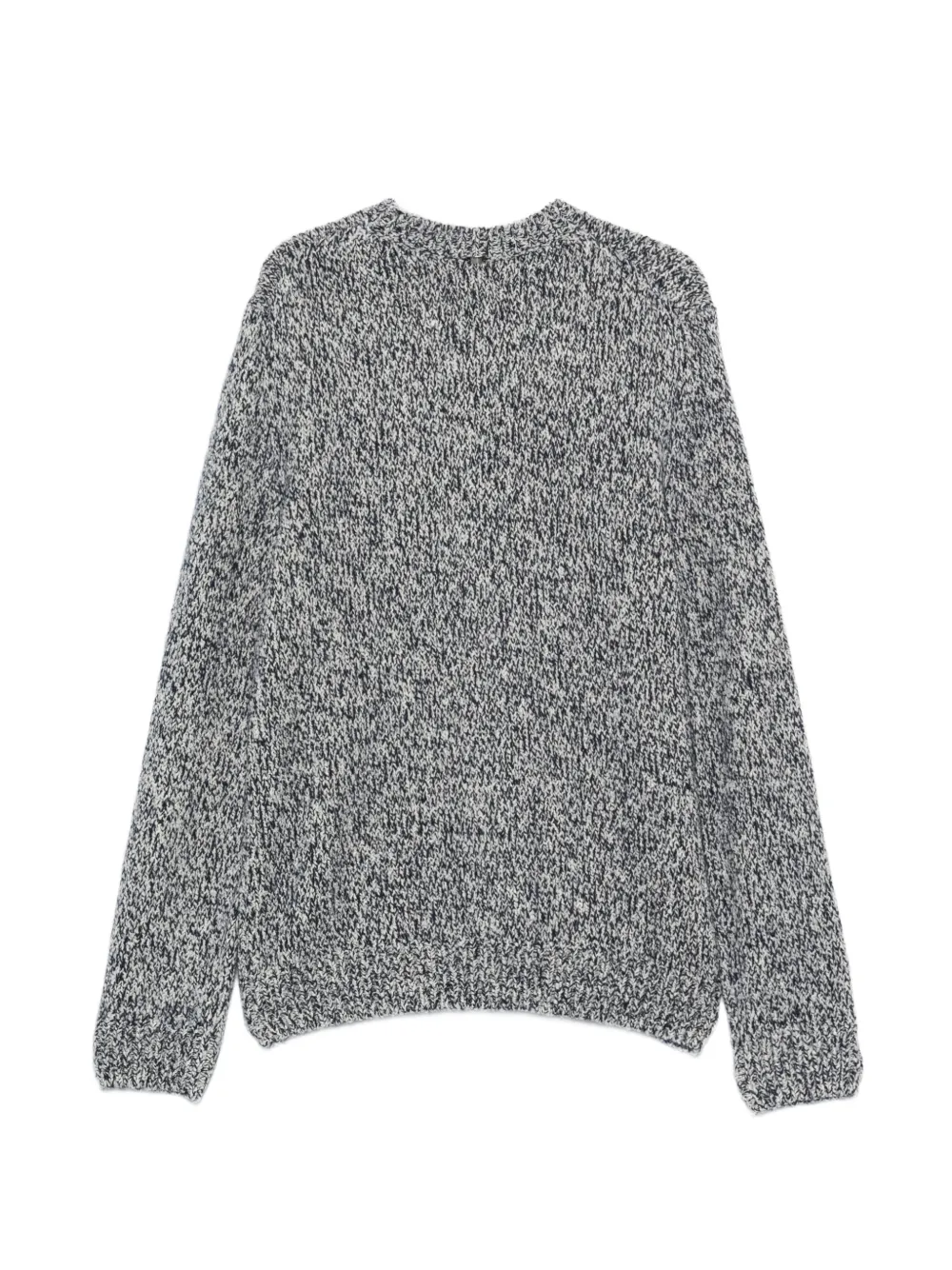 Herno Kabelgebreide trui met knoopdetail Blauw