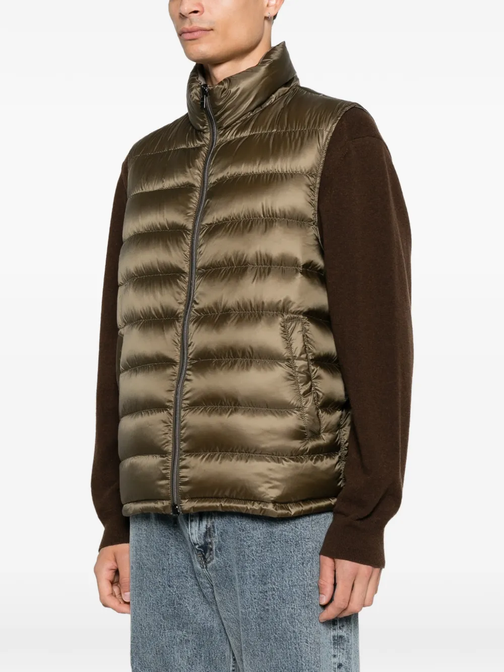 Herno Gewatteerde bodywarmer Groen