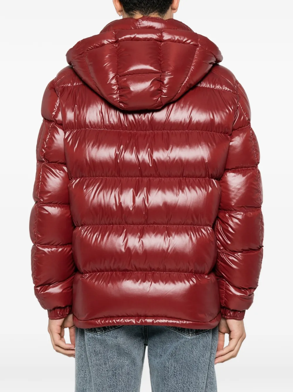 Herno Gevoerd jack met capuchon Rood