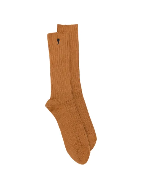 AMI Paris chaussettes nervurées Ami De Coeur
