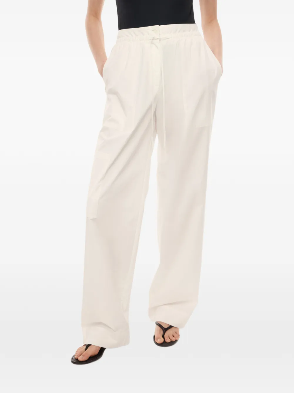 12 STOREEZ Regatta broek met trekkoord Wit