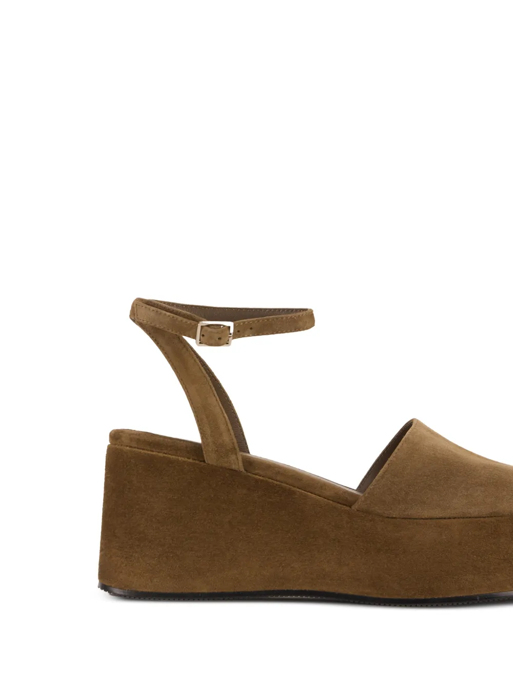 12 STOREEZ Fonda platform sandals Groen