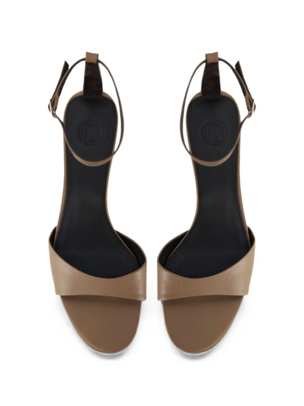 12 STOREEZ Jane leather sandals Beige