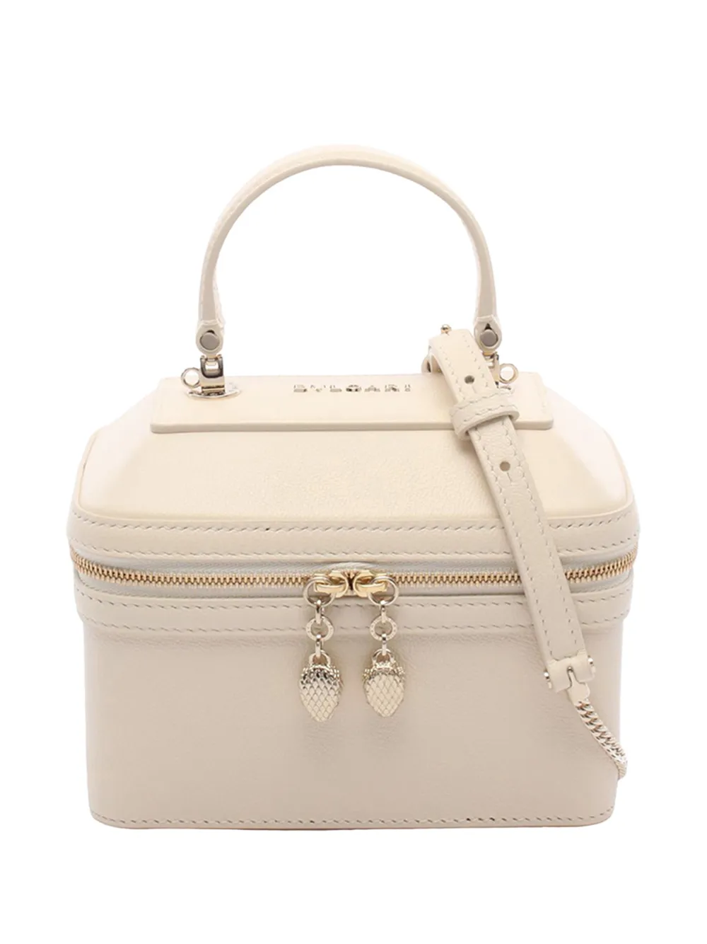Bvlgari Pre-Owned 2010-2026 Leather Serpenti Forever Vanity Bag satchel - Weiß