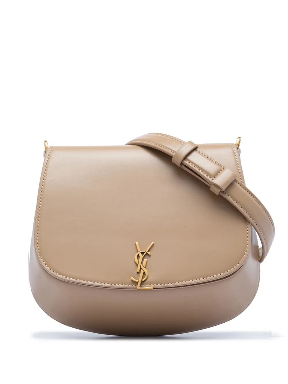 Saint Laurent Pre-Owned 2024 Mini Box Calfskin Monogram Voltaire Top Handle Bag shoulder bag - Toni neutri