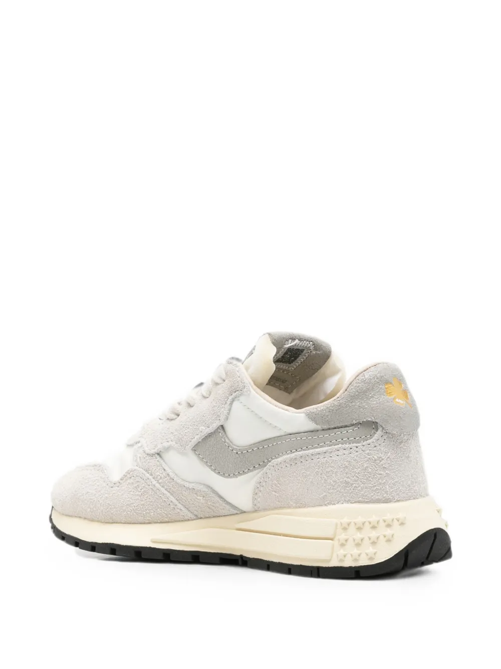 Autry Kids Reelwind Low suede-panelled sneakers Grijs