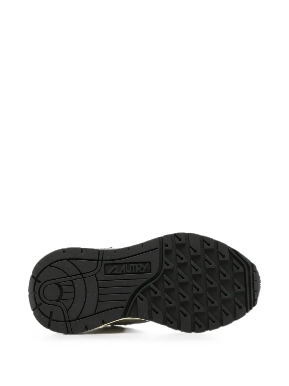 Autry Kids Reelwind Low suede-panelled sneakers Grijs