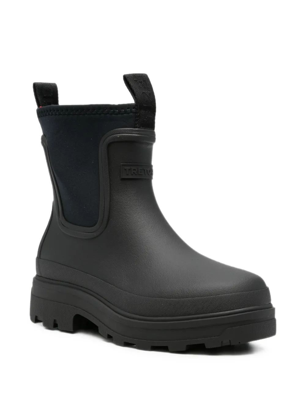 Tretorn Yun panelled lug-sole boots Zwart