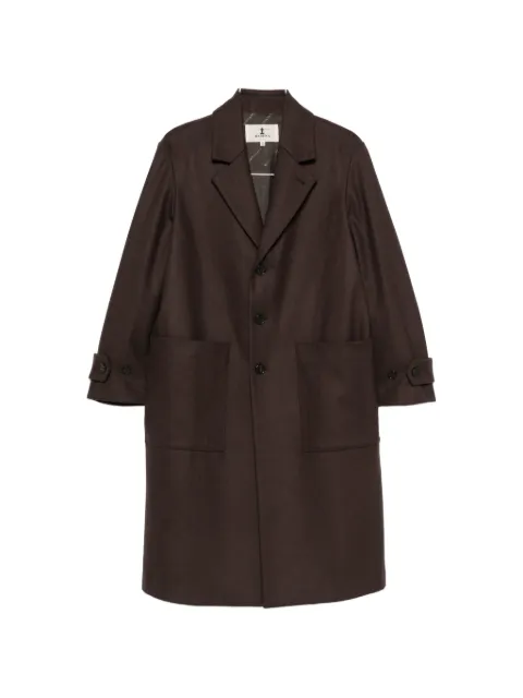 Barena button-up notched-lapels coat