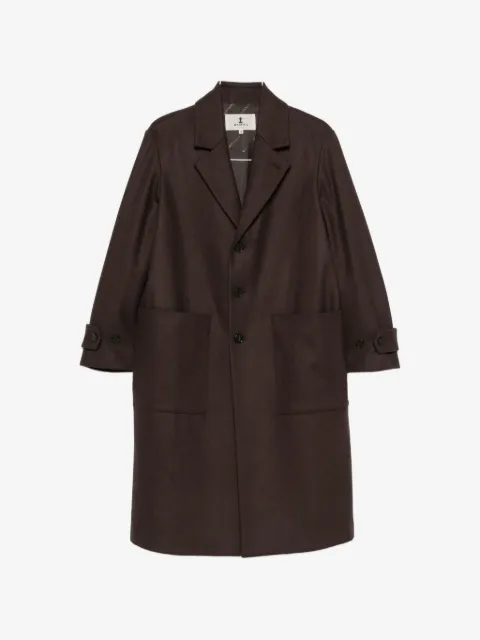 Barena button-up notched-lapels coat