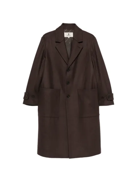 Barena button-up notched-lapels coat
