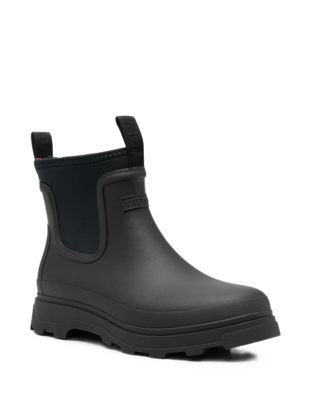 Tretorn logo-patch panelled boots Zwart