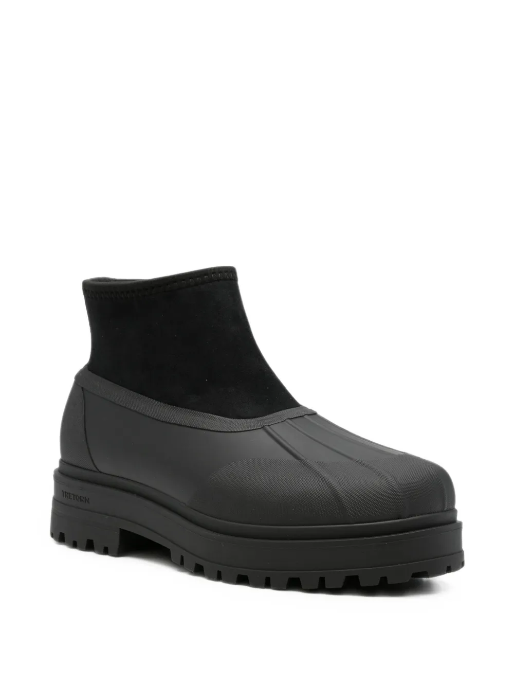 Tretorn Avan Hybrid M panelled chunky-sole boots Zwart