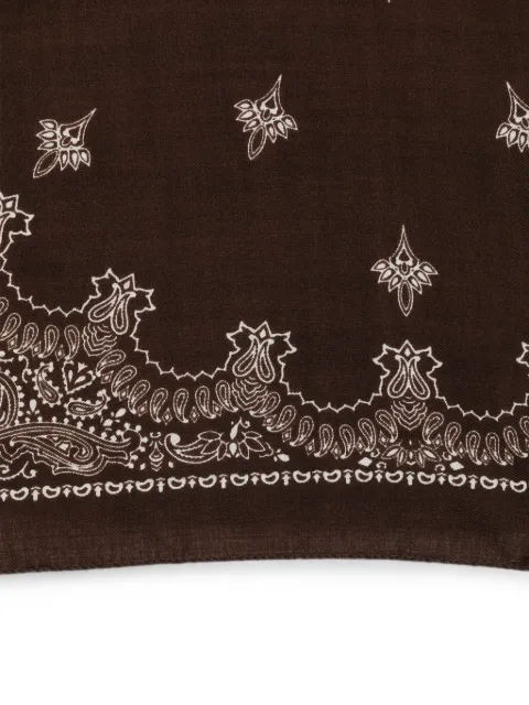 Destin paisley-print scarf
